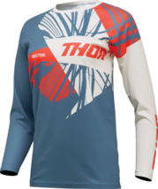 Thor 24 Women&#39;s Sector Split Jersey MX Offroad Blue/White Medium - £22.34 GBP