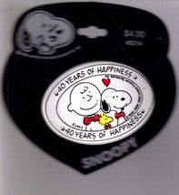 Charlie Brown &amp; Snoopy 40 Years Of Happiness Hair Pin  - £2.38 GBP