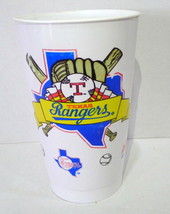 Texas Rangers Plastic Cup Official MLB 1992 Vintage Arlington Stadium Souvenir - £9.34 GBP