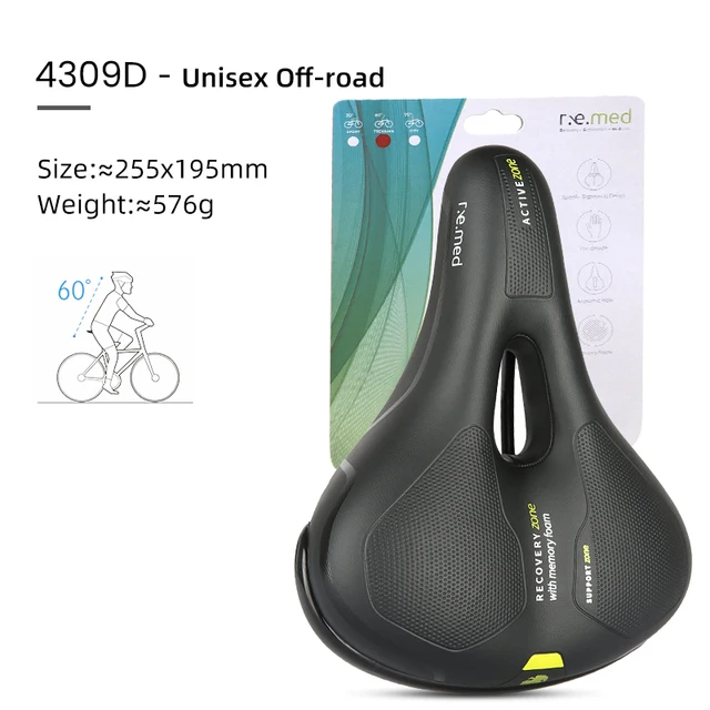 SR Bicycle Saddle Comfortable Men Women Soft MTB Road Bike Seat for  Off-road Ca - £108.50 GBP