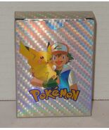 Pokemon TCG Trading Card Game Mini Silver Box NO CARDS Ash Pikachu - $13.87 CAD