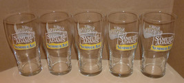 5 Samuel Adams SUMMER ALE Now In Season Logo Beer Pilsner 16 oz Glasses Tumblers - $49.99