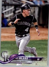 2018 Topps 112 Pat Valaika  Colorado Rockies - $0.99