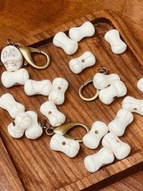 Halloween Howlite mini bone beads (20 count) - £2.35 GBP