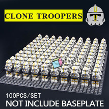 100pcs/set Star Wars Revenge of Sith 327th Star Corps Clone troopers Minifigures - £110.61 GBP