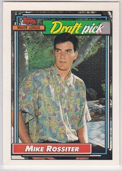M) 1992 Topps Baseball Trading Card - Mike Rossiter #474 - $1.97