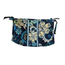 Vera Bradley Blue Mod Floral Make Up Cosmetic Bag - £10.82 GBP