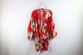 Vintage 90s Streetwear Womens Size Large Rayon Japan Belted Kimono Robe - $1,350.26 MXN