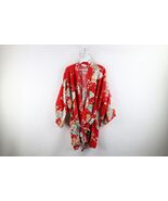 Vintage 90s Streetwear Womens Size Large Rayon Japan Belted Kimono Robe - $1,350.26 MXN