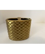 SKL Home Vern Yip Gold Koi Toothbrush Holder 4&quot; H, 4 3/8&quot; W, 2 1/8&quot; D. - $12.34 CAD