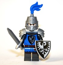 PLTOYS Knight Blue Falcon Castle soldier rmy  Minifigure Custom US Toy - $6.09