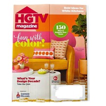 HGTV Magazine May June 2024 Fun with Color Whats Your Design Decade - £2.25 GBP