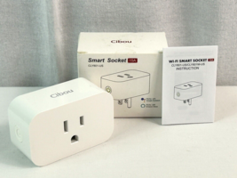 NEW Cibou Smart Plug Socket 15A WIFI APP Controlled w/ Alexa / Google As... - $4.95