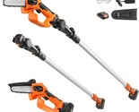Including A Battery And Blade Cover, The Vevor 2-In-1 Cordless Pole Saw ... - £77.79 GBP