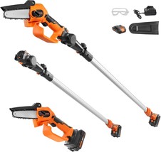 Including A Battery And Blade Cover, The Vevor 2-In-1 Cordless Pole Saw ... - $80.96