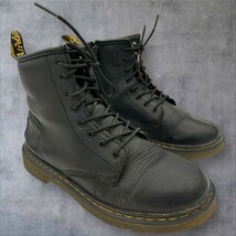 Dr. Martens JUNIOR 1460 SOFTY T LEATHER LACE UP BOOTS Kids 4 (Men&#39;s 4 Wo... - $19.25