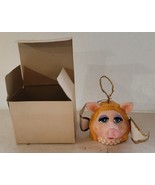 Vtg 1979 Jim Henson Miss Piggy Angel Ceramic Christmas Ornament in Box M... - £22.42 GBP