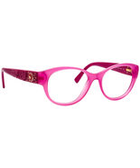 Versace Eyeglasses MOD. 3195 5099 Opal Fuchsia Pink Cat Eye Italy 52[]17... - $3,689.24 MXN