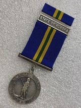 Alaska National Guard State Service Medal And Ribbon, Vintage, Obsolete - $24.75