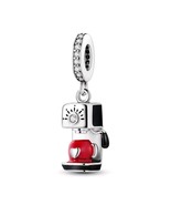 Coffe machine simil pandora charms,coffee charm for pandora, gift charm ... - $26.06 CAD