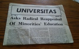 VTG Universitas Newspaper Jan 1973 Christian College Consortum - $12.99