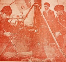 1891 Lieutenant Brown Tent Red Plate Print Victorian Indian Wars History... - $29.99