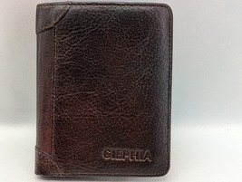 Ciephia RFID Blocking Trifold Genuine Leather Wallets for Men - Dark Brown (V2) - £23.97 GBP