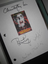 Horror of Dracula Signed 1958 Movie Film Script Screenplay X4 autograph Christop - £15.62 GBP