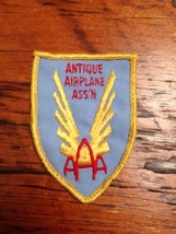 Vintage Antique Airplane Association AAA Gold Wing Embroidered Collectib... - $36.99