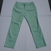 Christopher &amp; Banks Signature Slimming Mint Green Denim Jeans Size 4 Str... - $10.49