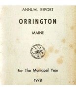 1978 Orrington Maine Annual Municipal Town Report Vintage Booklet Penobs... - €25,73 EUR