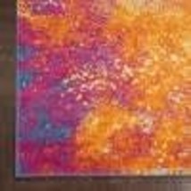 6' Sunset Abstract Power Loom Runner Rug - $1,764.28 MXN