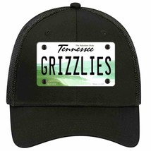 Grizzlies Tennessee State Novelty Black Mesh License Plate Hat - £22.81 GBP