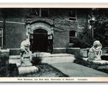 Joy Neff Hall University of Missouri Columbia MO UNP Albertype Postcard R6 - $7.97