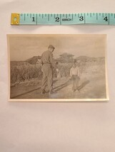 Photo Of A Military Man With A Japanese Child Japan Late 1940s Original - $4.95 Photo Of A Military Man With A Japanese Child Japan Late 1940s Original - $4.95