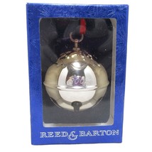 The 2002 Holly Bell by Reed &amp; Barton Silver Plated Christmas Ornament - £39.46 GBP