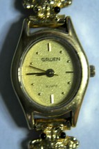 GRUEN 208-902-105 Swiss Parts Gold Quartz Women&#39;s Wristwatch - £40.19 GBP