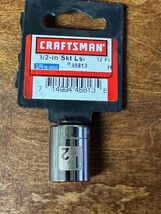 Craftsman 1/2 in. X 1/4 in. drive SAE 12 Point Standard Socket USA - $8.95