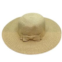 Janie and Jack 2016 Resort Beige &amp; Gold Glitter Accent Sun Hat 6-8 NWT - €19,74 EUR