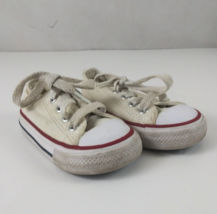Converse All Star White Sneakers Infant Shoes Size 4 - $184.35 MXN