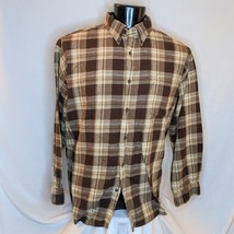 Men&#39;s Shirt St. John&#39;s Bay Long Sleeve Shirt Brown XXL - £11.34 GBP