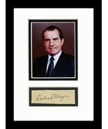 Richard Nixon Document Cut Museum Mini-Framed Ready for Display - $248.49