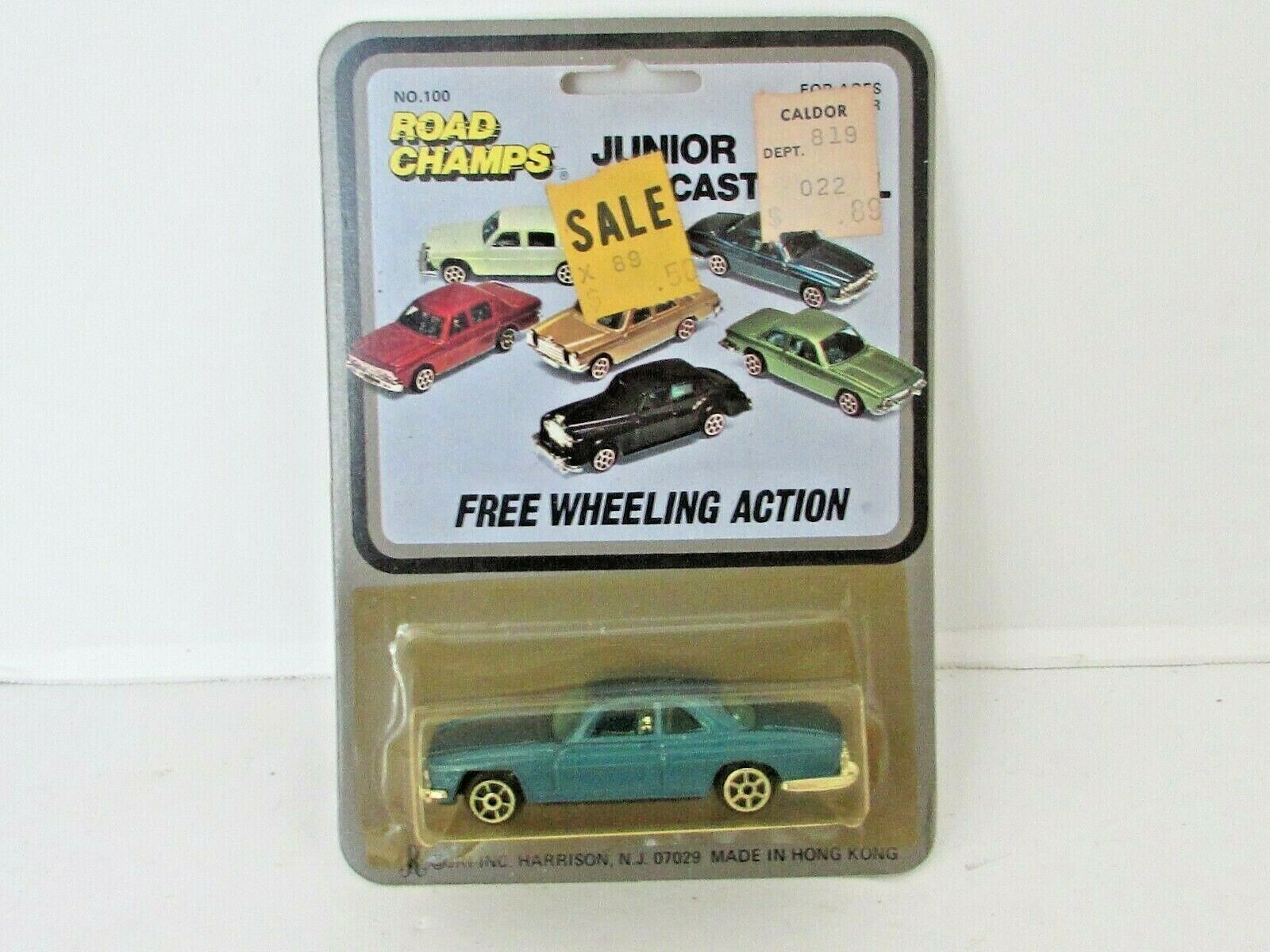 VTG ROAD CHAMPS JUNIOR DIECAST BLUE JAGUAR XJ12C HONG KONG NEW  H3 - $13.25