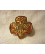 old Girl Scouts of America GS Eagle Pin: &#39;R&#39; design on back W/ Wire clas... - £11.05 GBP