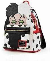 Brand New with Tags Loungefly Disney Cruella De Vil Mini Backpack 101 Dalmatians - £117.83 GBP