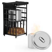 Firewood Storage Rack for Solo Stove Bonfire Ranger Yukon Fire Pit Acces... - $15,703.27 MXN