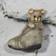 Teddy Bear in a Boot Refrigerator Fridge Magnet  - $9.89