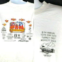 Moffett Field Toys For Tots 1999 Turkey Trot Winner Vtg T-Shirt XL Mens NOS NAS - $24.03