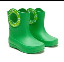 Okabashi Toddler Kendall Rain Boys/Girls  Size 5 Grass Green Monster Eye... - $22.93 CAD