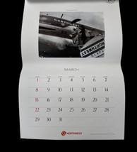 1987 NORTHWEST AIRLINES Large Wall Calendar 40 Years Across Pacific 21” ... - $9.74